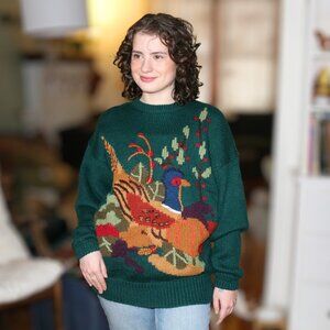 Vintage Wool Turkey Sweater St Michael Large
